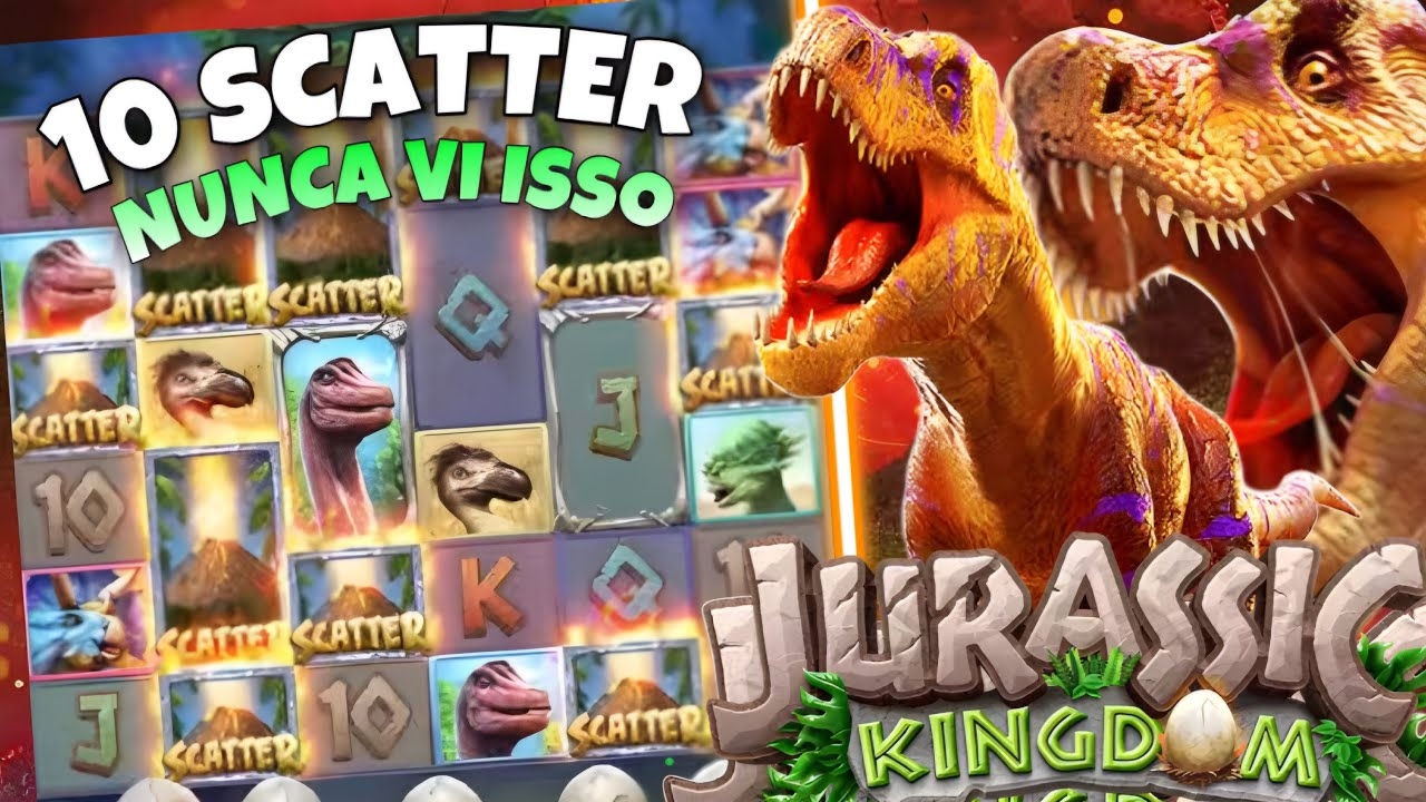 slot Jurassic Kingdom, jogos de cassino online, dinossauros, apostas, giros grátis.